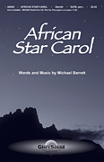 African Star Carol SATB choral sheet music cover